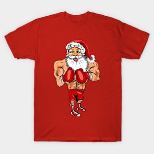 Boxing Santa T-Shirt